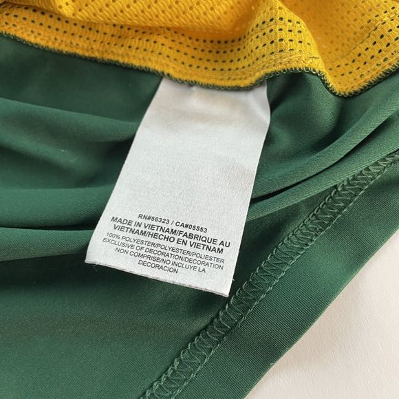 North Dakota State Bison Long Sleeve Shirt, Nike Dri-Fit Green, Medium, Football - Picture 11 of 12